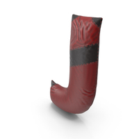 Leather Letter J PNG & PSD Images