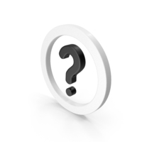 QUESTION MARK BLACK WHITE PNG & PSD Images
