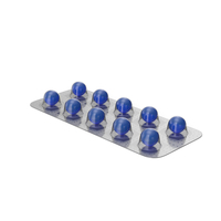 Blue Sphere Pill Pack PNG & PSD Images