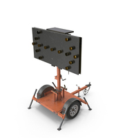 Dirty Mobile Right Arrow Sign Trailer PNG & PSD Images