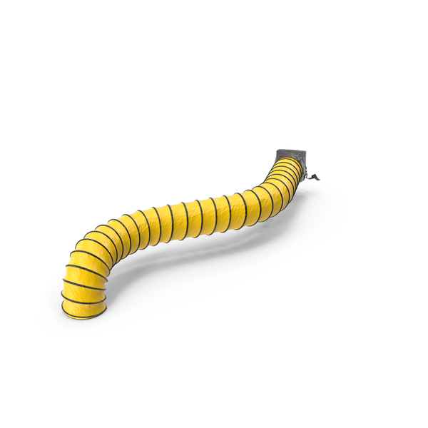 Yellow Manhole Vent Tube In Use PNG & PSD Images