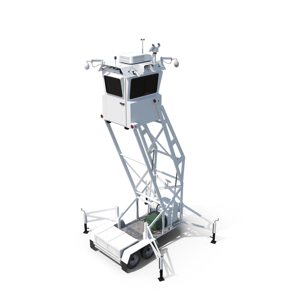 Mobile Police Tower Raised PNG & PSD Images