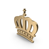 Gold Crown Sign PNG & PSD Images