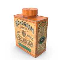 Old Coffee Can PNG & PSD Images