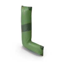 Green Leather Letter L PNG & PSD Images