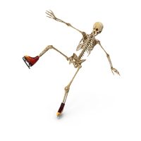 Worn Skeleton Ice Skater Slips PNG & PSD Images