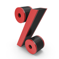 Alphabet Symbol % Red Black PNG & PSD Images