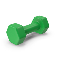 Green Dumbbell PNG & PSD Images