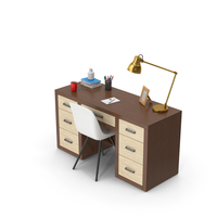 Office Desk Set PNG & PSD Images