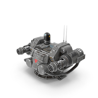 Sci Fi Turret Machine Gun PNG & PSD Images