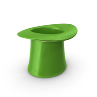 Green Open Magic Hat PNG & PSD Images