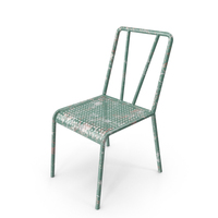Metal Chair Green PNG & PSD Images