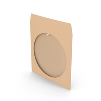 Brown DVD Paper Pouch PNG & PSD Images