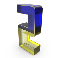 Alphabet Number 2 Ukrainian PNG & PSD Images