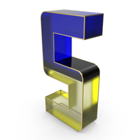 Alphabet Number 5 Ukrainian PNG & PSD Images