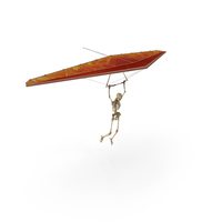Worn Skeleton Freestyle Hang Gliding PNG & PSD Images
