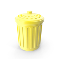 Recycle Can Yellow PNG & PSD Images