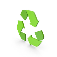 Green Recycle Symbol PNG & PSD Images