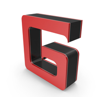 Alphabet Letter G Red Black PNG & PSD Images