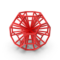 Geometric Shape Plastic Red PNG & PSD Images