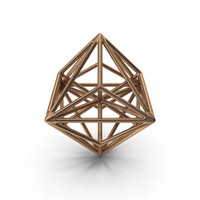 Geometric Shape Bronze PNG & PSD Images