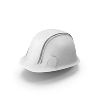 Dirty White Construction Hard Hat PNG & PSD Images