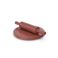 Dark Wood Rolling Pin PNG & PSD Images