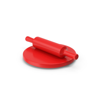 Red Kitchen Rolling Pin PNG & PSD Images