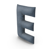 Denim Letter E PNG & PSD Images