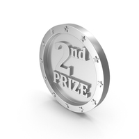 2nd Silver Prize Medal PNG & PSD Images