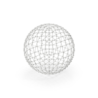 White Network Sphere PNG & PSD Images