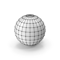 Black White Network Sphere PNG & PSD Images