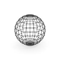 Black Network Sphere PNG & PSD Images