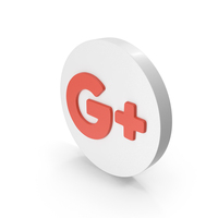 White Circular Google Plus Icon PNG & PSD Images