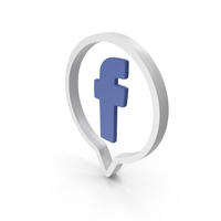 White Facebook Chat Icon PNG & PSD Images