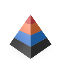 25% Pyramid Infographic PNG & PSD Images