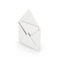 White Open Envelope PNG & PSD Images