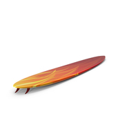 Flames Surfboard PNG & PSD Images