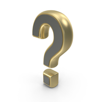 Gold Question Mark PNG & PSD Images
