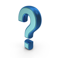 Blue Question Mark PNG & PSD Images