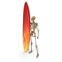 Worn Skeleton Surfer PNG & PSD Images
