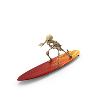 Worn Skeleton Surfer Low Stance PNG & PSD Images