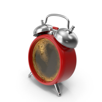 Coffee Alarm Clock PNG & PSD Images
