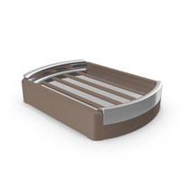 Soap Dish With Brown Chrome Cover PNG & PSD Images