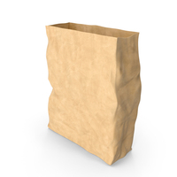 Fast Food Bag Crumpled PNG & PSD Images