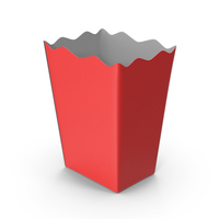 Red Popcorn Box PNG & PSD Images