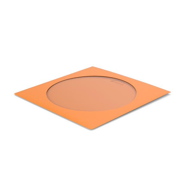 Orange DVD Paper Pouch PNG & PSD Images