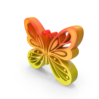 Butterfly Symbol PNG & PSD Images