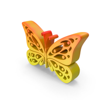 Butterfly Symbol PNG & PSD Images