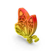 Butterfly Symbol PNG & PSD Images
